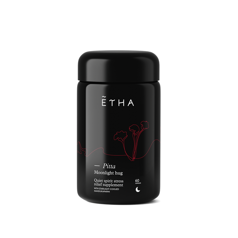 ETHA Pitta Stress Relief Supplement, Quiet Spirit jar