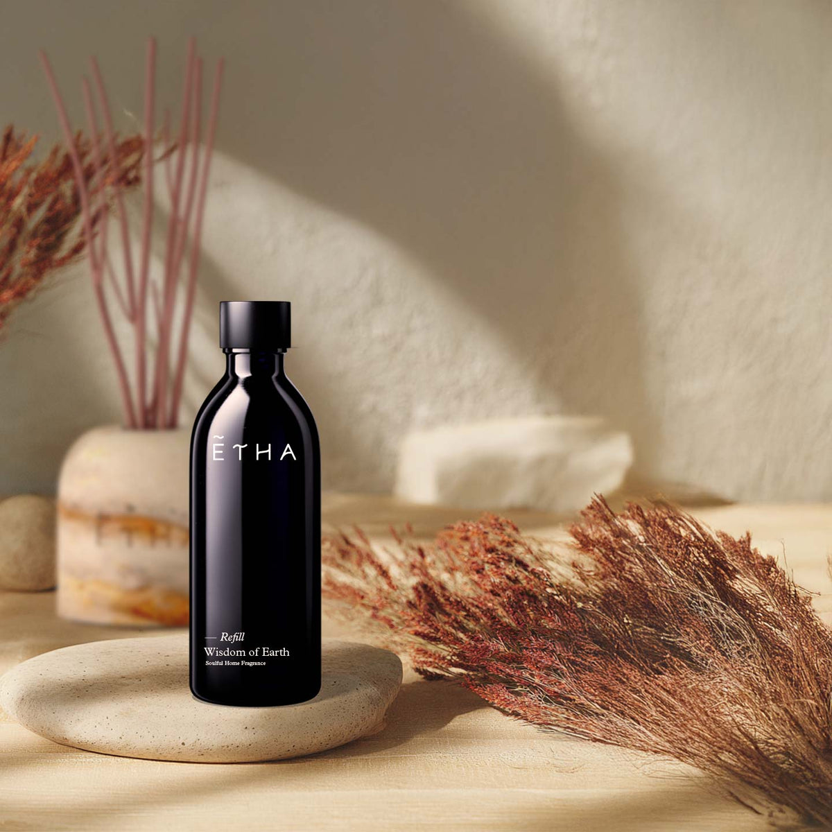 ETHA Wisdom of Earth diffuser refill oil, styled shot